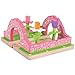 Bigjigs Rail Flower Garden - Wooden Train Set Accessories