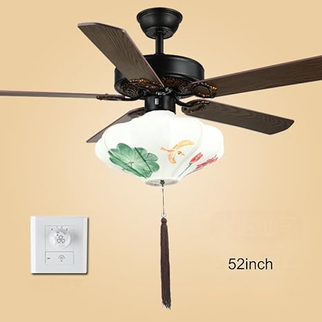 New Chinese Ceiling Fan With Led Light Electric Fan With Remote