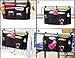 MISSLO Large Bedside Storage Caddy Hanging Organizer for Bunk Beds, Hospital Beds, Bed Rails, Dorm Rooms