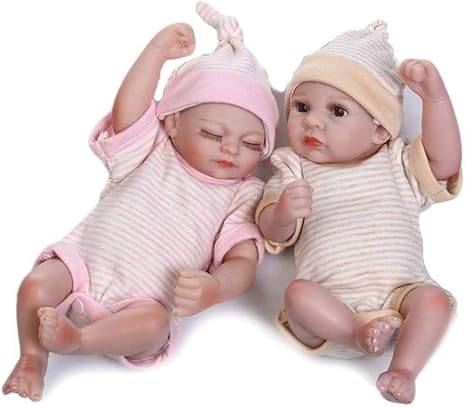 Terabithia Mini 10 Realistic Reborn Bebe Fille Garcon Poupees Silicone Full Body Newborn Jumeaux Poupees Et Poupons Jeux Et Jouets Helpacreche Co Za