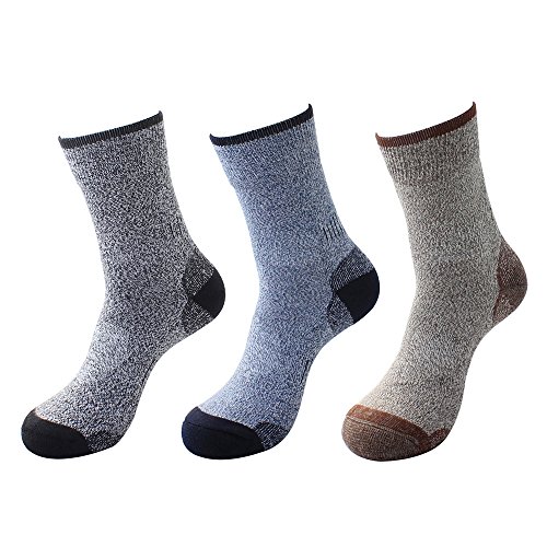 3 pairs men s socks cushioned stretchy athletic socks o…
