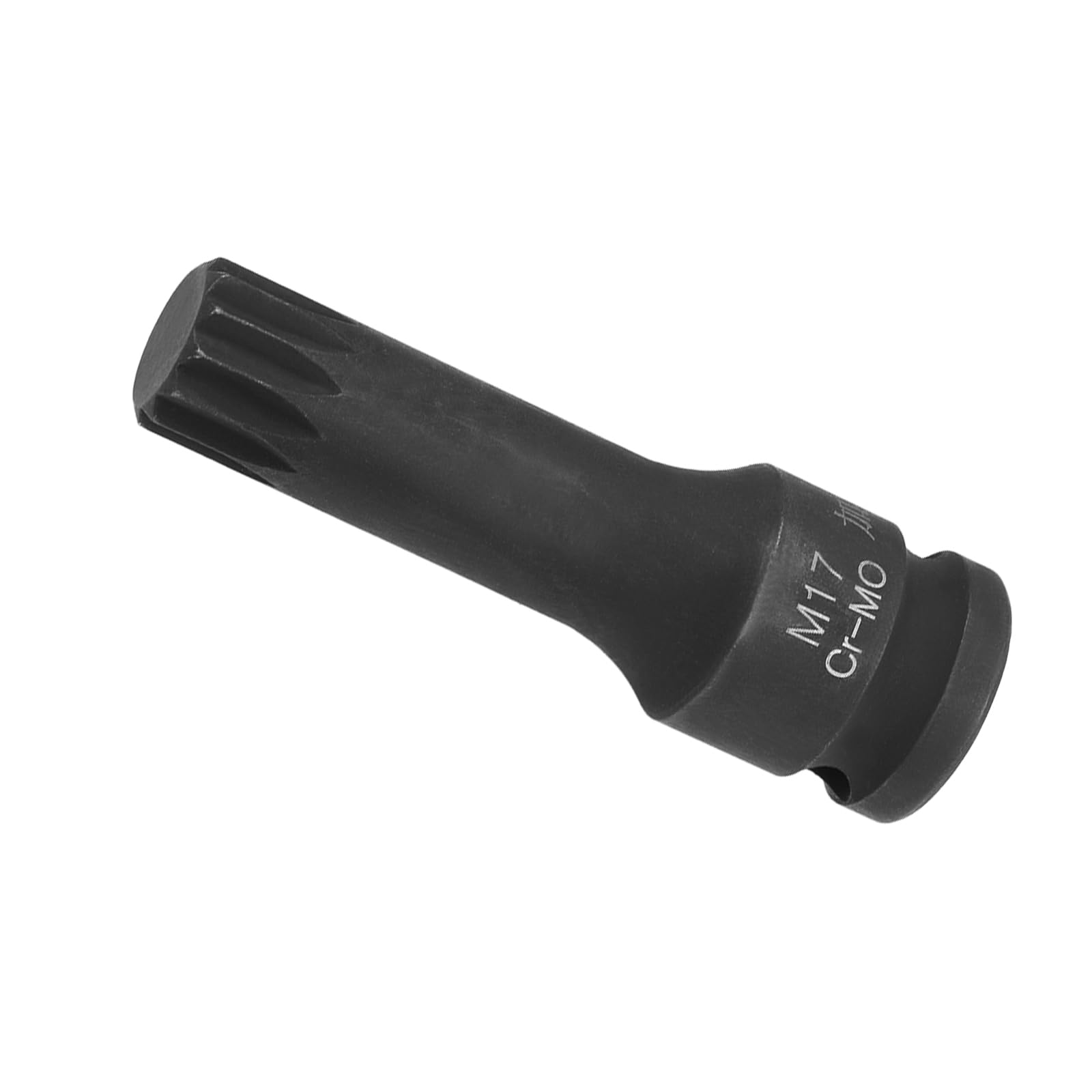 CoCud Impact Triple Square Spline Bit Socket, M17 Bit 1/2" Drive, Metric Lengthen Screwdriver Socket Adapter - (Applications: for Torque Wrench)