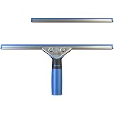 EnduroShield Professional Window Squeegee - 10 &amp; 14 Inch Blades | Premium Silicone Blades | Streak-Free Results | Ergonomic Handle | Professional Grade