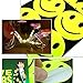 Smile Face Reflective Safety Stickers,Baby Safety Reflector Decal Pack of 8