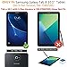 for Samsung Galaxy Tab A 10.1(2016 NO S Pen Version) - Leather Folio Cover for Samsung 10.1 Inch Tablet SM-T580 T585 with Auto Wake/Sleep and Card Slots, Multiple Viewing Angles,Navy Blue