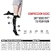 Compression Socks (3 Pairs), 15-20 mmhg is BEST Graduated Athletic & Medical for Women, Running, Flight, Travel, Nurses, Pregnant - Boost Performance, Blood Circulation & Recovery