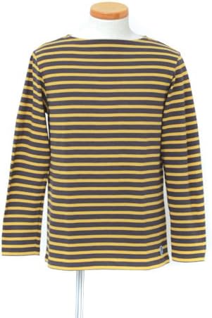 Amazon Co Jp オーシバル Orcival メンズ ボーダーバスクシャツ B211 ミッドグレー マスタード 055 服 ファッション小物