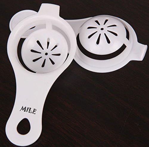 MILE Plastic White Yolk Egg Separator Divider Kitchen Cooking Tool Sifting Gadget Chef Filter
