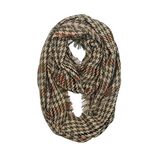 Clearance Fheaven Women Men Fall Winter Infinity Scarf Stylish Soft Warm Cashmere Feel Loop Shawl Scarf (H)