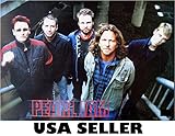 Pearl Jam standing on stairs horiz POSTER 21 x 14.5 Eddie Vedder (sent FROM USA in PVC pipe)