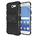 Exact Design Shock Proof Tough Rugged Dual-Layer Case with Built-in Kickstand for Samsung Galaxy J3 (2017) / Galaxy J3 Emerge Black