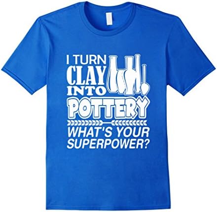 Men's POTTERY MAKER tshirt 3XL Royal Blue