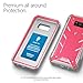 Poetic Revolution Galaxy S8 Plus Rugged Case with Hybrid Heavy Duty Protection Without Screen Protector for Samsung Galaxy S8 Plus Pink/Gray