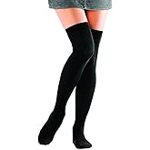 Foot Traffic, Women's Over-the-Knee Socks, Black