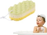Fulenyi Shower Sponge Soft Scrubber Bath Towel Wave Texture Gentle Exfoliating view 9