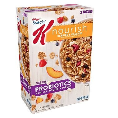 Probiotics vanilla yogurty pieces cereal (038000189333)