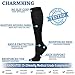 CHARMKING Compression Socks for Women & Men (8 Pairs) 15-20 mmHg Graduated Copper Support Socks are Best for Pregnant, Nurses - Boost Performance, Circulation, Knee High & Wide Calf (S/M, Multi 01)