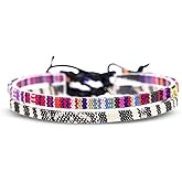 Made by Nami 2 Pcs Boho Surfer Bracelets for Women and Men Waterproof and Adjustable Braided Bracelets Set of 2 for Ethnic Hippie Style
