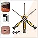 Ring Screwdriver Replacement, TECKMAN 3in1 Screwdrivers for Ring Doorbell, Battery Change Replacement & Wifi Password Reset Access, Fit for Ring 1, 2 & Pro Version