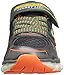 Skechers Kids Boys' Skech-Rayz Loafer,Gunmetal/Orange,1.5 M US Little Kid