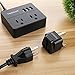 TESSAN Grounded Universal European Travel Plug Adapter USA to UK Travel Prong Adapter Plug Kit for UK (TypeG) - 3 Pack