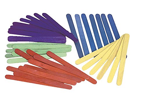 CKC377502 - Chenille Kraft Colored Wood Craft Sticks