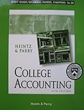 Paperback College Accounting (Study Guide/Working Papers, Chapters 16-28) Book