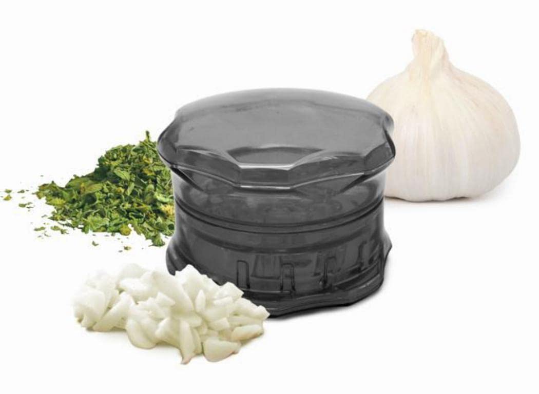 Nerthus FIH 318 Garlic grinder, 9 x 7 x 7 cm, Grey