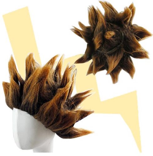 Cosplay Costume Wig Dragon Ball Z Goku Japan Anime Wig Hair Brown