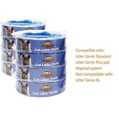 LIONPAPA Cat Litter Refills for Litter Genie Standard and Litter Genie