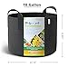WINNER OUTFITTERS 6-Pack 10 Gallon Grow Bags/Aeration Fabric Pots with Handles