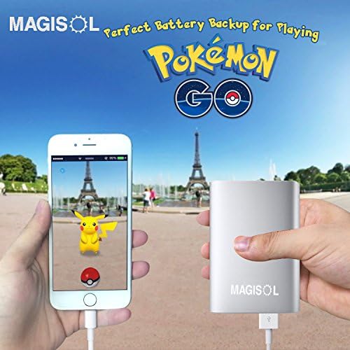 Portable Charger Magisol Power Bank Premium 10400mAh 2.1A Output - External Battery For Smartphones Tablets Apple iPhone 7 Samsung Galaxy HTC for Christmas Present