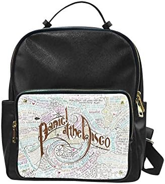 Leisure Backpack Custom Panic at the disco Shoulders Backpack Students School Bag Travel Bag
