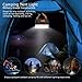 AKALULI Rechargeable LED Camping Lantern, Portable USB Camping Tent Light Power Bank 5200mAh IP65, Magnet Base, 5 Light Modes - Survival Kit for Emergency, Hurricane, Power Outage