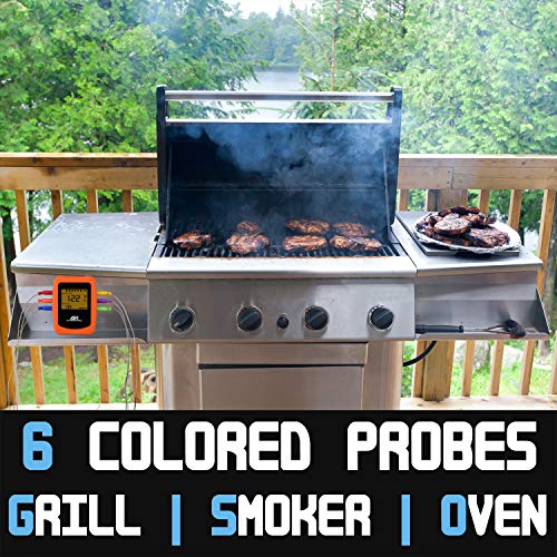 Wireless Grill Thermometer Perfect for BBQ, Smoker, Grilling, Cooking