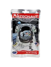 Crema helada deshidratada de astronauta, bolsa de