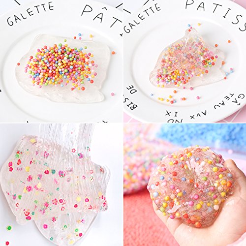 image for Ordenado 55 Pack Foam Beads For Slime-Slime Supplies Kit Include Floam