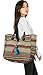 TribeAzure Large Women Shoulder Bag Tote Aztec Handbag Tassel School Everyday Beach Picnic Grocery Laptop (Beige)