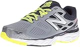 New Balance Men's 680v3 Running Shoes, Grey/Yellow, 9 D US