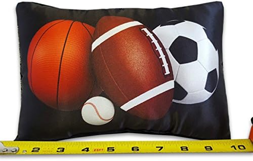 Boys Sports Tooth Fairy Aromatherapy Pillow 10" x 7" (Sports Balls)