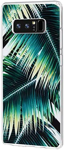 Samsung Galaxy Note 8 Case, TPU Silicon Flexible Slim Fit Soft Clear Edge Cute for Women Girl Bumper Flower Floral Shock Absorber Anti-Scratch Case For Samsung Galaxy Note 8