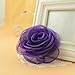 Lovely Floral Hair Clips, Purple Rose Brooches for Women | Versatile Pins for Hats, Clothing and More