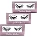 Cuckoo False Eyelashes 3D Faux Mink Lashes Dramatic Korea PBT Fiber False Lashes 100% handmade- 303 (3Pairs)
