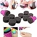 KeyZone 1 Set Nail Art Gradient Sponge Stamp Stamper Shade Transfer Template Polish Manicure Tool Nail Picking Dotting Gradient Nail Art Stamping Kit