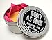 Badgerface Lotion Bar for Sensitive and Dry Skin - Funny Bachelorette Party Gift for Bride and Bridal Shower Naughty - Rose Essential Oil, Vanilla and Ginger - 1.5 ounce Tin (Kinky)