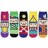 kilofly Novelty Crew Socks Value Pack [Set of 5 Pairs]