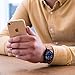 VOEONS Leather Watches for Mens Brown Genuine Leather Business Watch Analog Quartz Classical Casual Watches for Men, Teens, Waterproof, Calendar