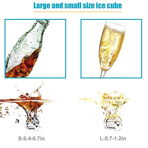 image for Tavata Portable Automatic Stainless Steel Ice Maker Machine for Counte