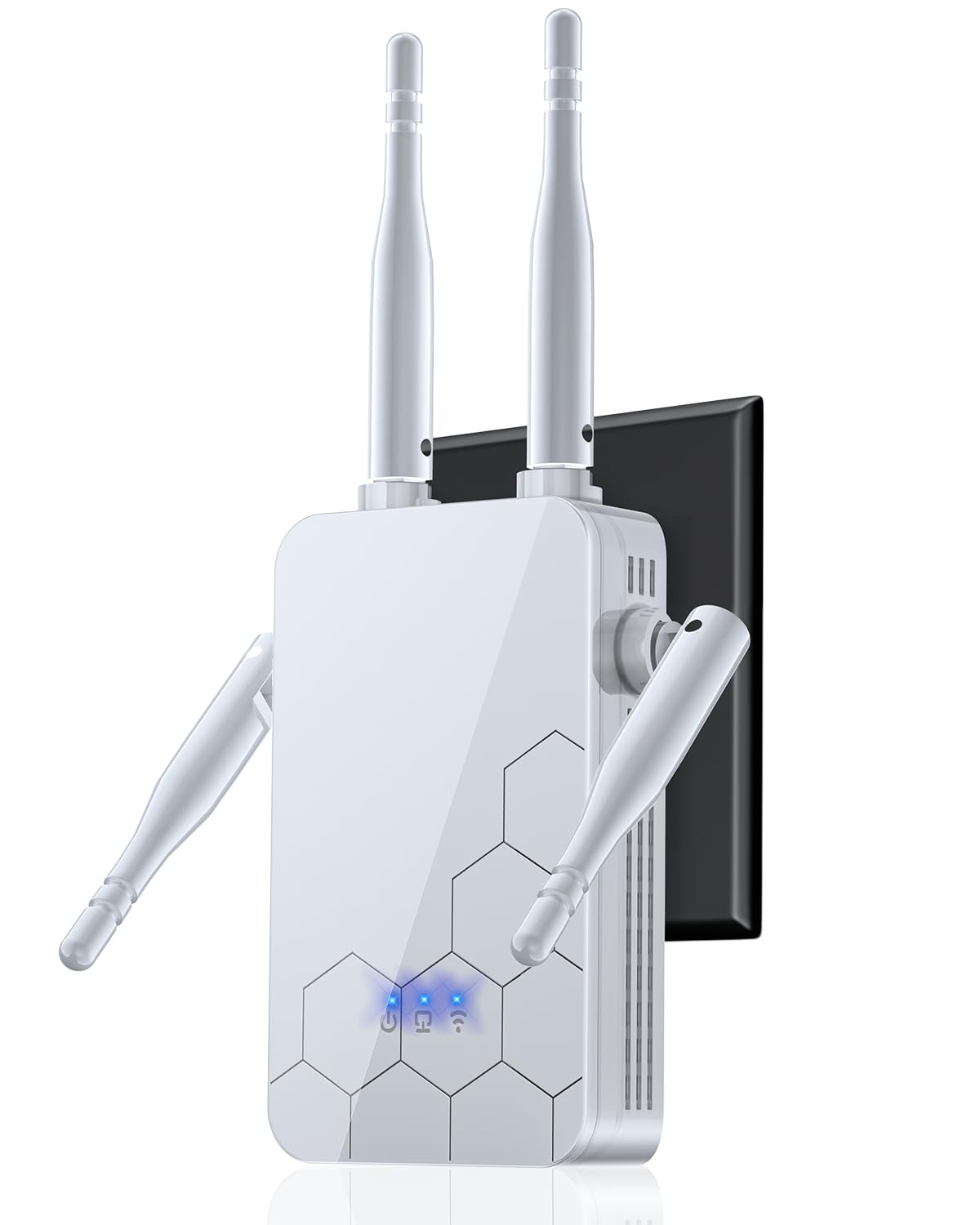 Photo 1 of 2025 WiFi Extender Internet Booster, Long Range Repeater Wireless Routers Amplifier, Mesh Wi-Fi 80% Faster | Broader Than Ever, Support More Network Devices at Home, 1-Tap Setup