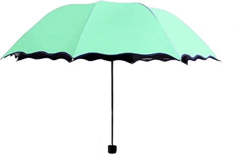 Amazon Co Jp 傘の色が変わる水上に咲く開花少女プリンセスパラソル傘太陽の雨デュアルユース折りたたみ傘ギフト ホーム キッチン